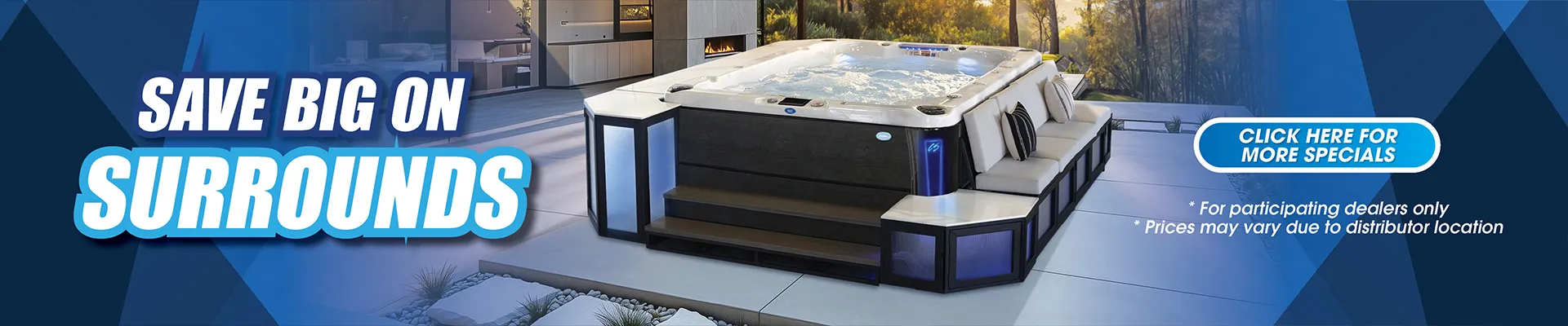 Calspas hot tub being used in a family setting - Burien